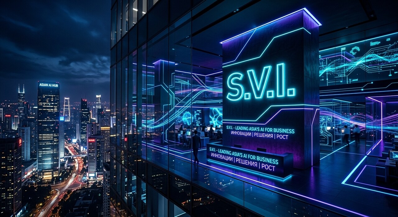 S.V.I. AI Corporation — corporate skyscraper render